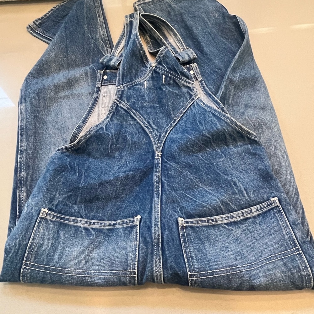 Abercrombie Straight Denim Overalls - Picture 3 of 3